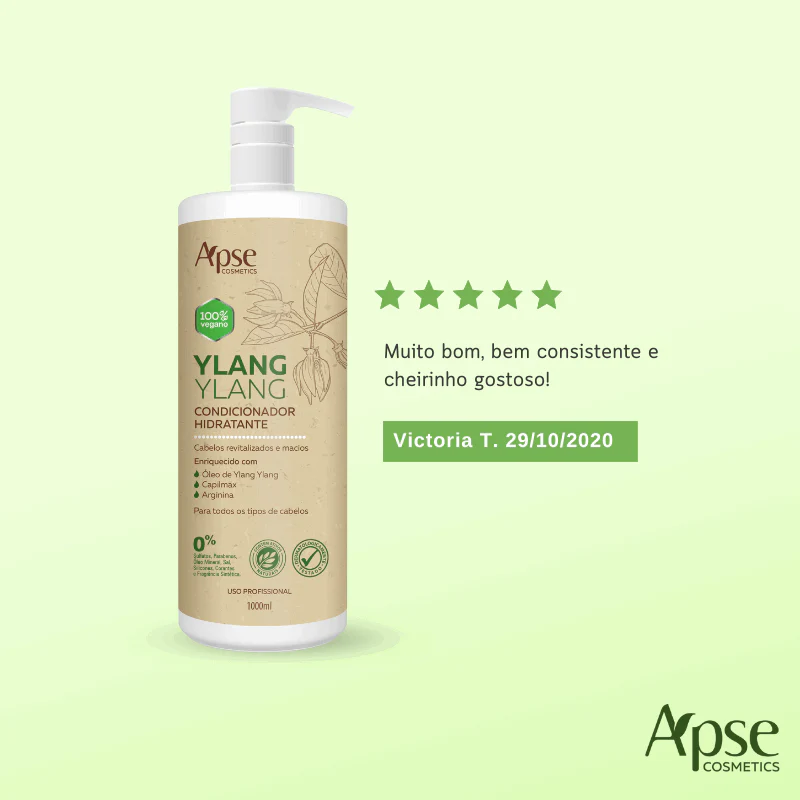 Apse Cosmetics - Moisturizing Conditioner Ylang Ylang 33.8 fl oz - Image 4