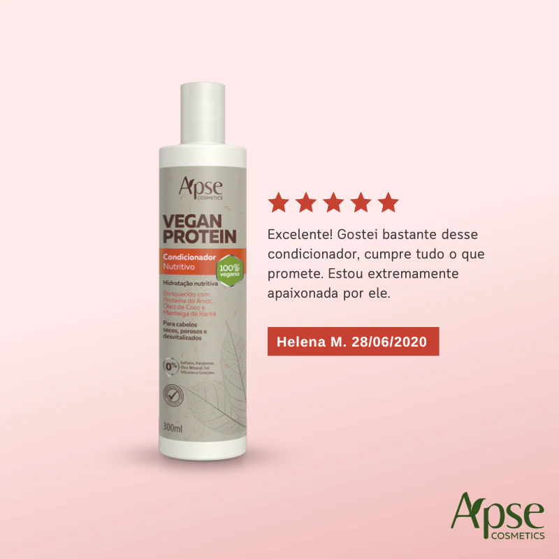 Apse Cosmetics - Vegan Protein Nourishing Conditioner 10 fl oz - Image 3