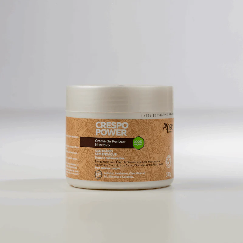 Apse Cosmetics - Nourishing Curly Hair Cream 17.6 oz - No Poo / Low Poo - Conditioning Action - Image 5