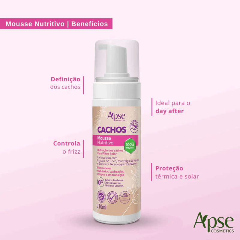 Apse Cosmetics - Curl Finishing Kit - Mousse, Activating Gelatin, Activator and Styler, and Finishing Spray

Note: The conversion from metric to US standards would depend on the specific measurements provided for each product in the kit. - Image 4