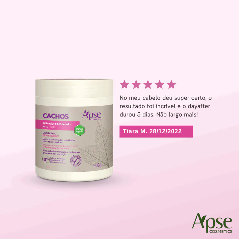 Apse Cosmetics - Curl Finishing Kit - Mousse, Activating Gelatin, Activator and Styler, and Finishing Spray

Note: The conversion from metric to US standards would depend on the specific measurements provided for each product in the kit. - Image 9