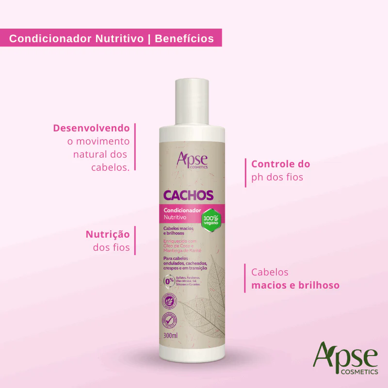Apse Cosmetics - Curls Kit - Shampoo, Conditioner, Gel, Mask, Activator, and Finishing Spray (6 items) - Image 6