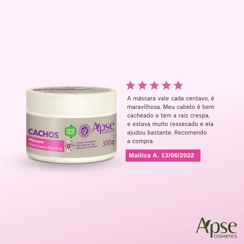 Apse Cosmetics - Curls Kit - Shampoo, Gel, Mask, and Activator (4 ITEMS) - Image 4