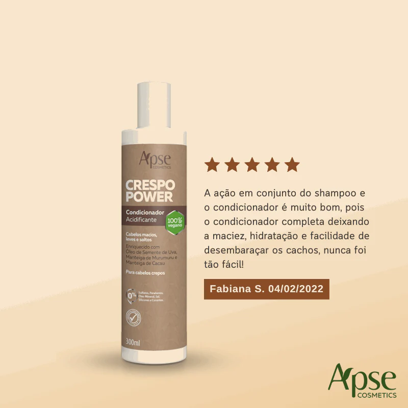 Apse Cosmetics - Power 3 Curly Hair Kit - Co Wash, Conditioner, and Mask (3 ITEMS) - Image 6