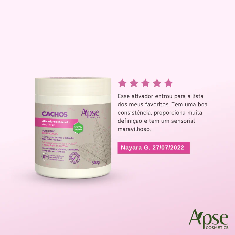 Apse Cosmetics - Curls and Kinky Hair Power Finishing Kit (4 ITEMS) - Image 6
