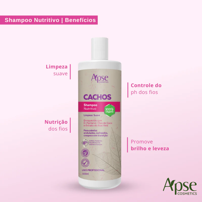 Apse Cosmetics - Kitão Curls 33.8 fl oz - Shampoo and Conditioner (2 ITEMS) - Image 2