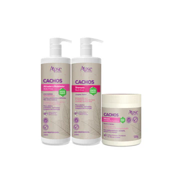 Apse Cosmetics - Curls Kit - Shampoo, Mask, and Curl Activator (3 items) - Image 2