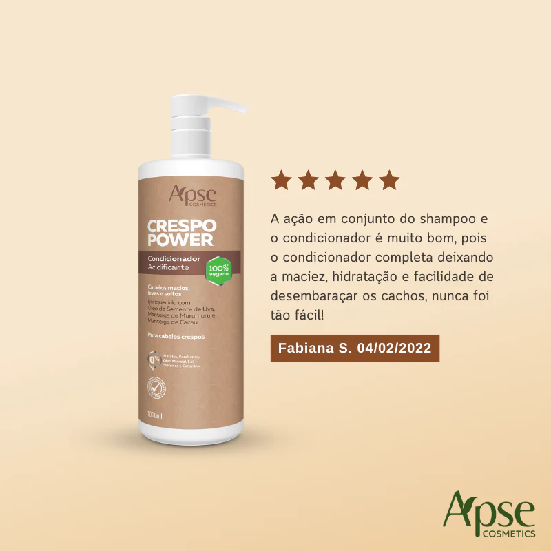 Apse Cosmetics - Kitão Curly Power - Co Wash and Conditioner (2 ITEMS) - Image 5