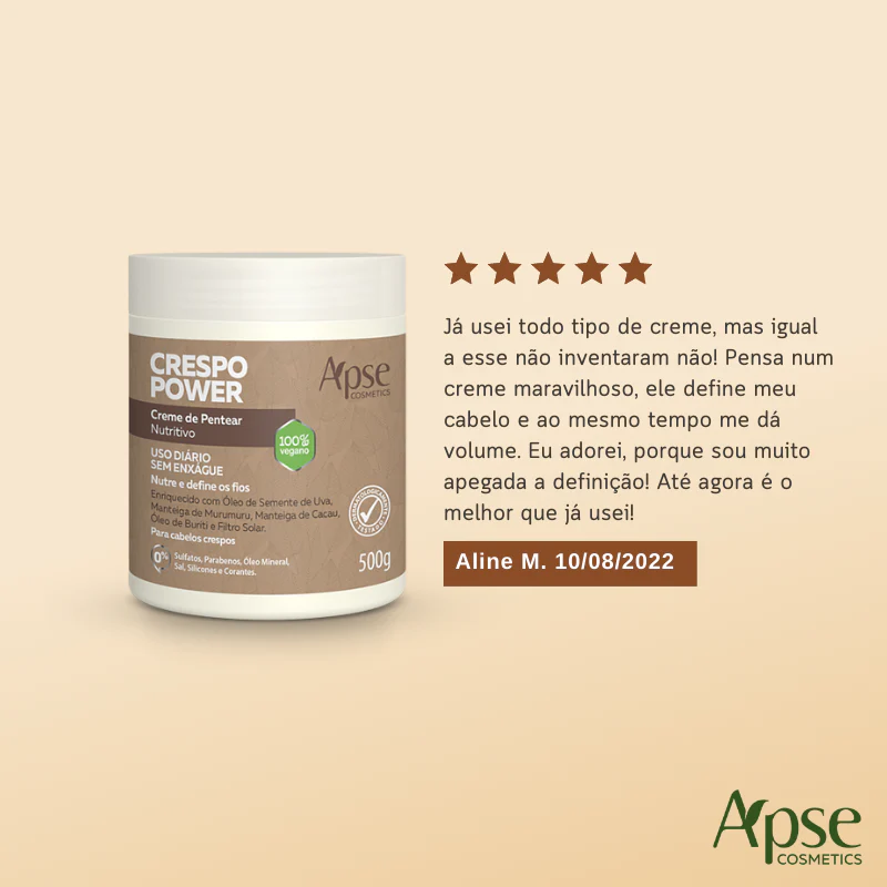 Apse Cosmetics - Kitão Curly Power - Cleansing + Finishing (Shampoo, Co Wash, Conditioner, Cream, Gelatin, and Mousse) - 6 items - Image 13