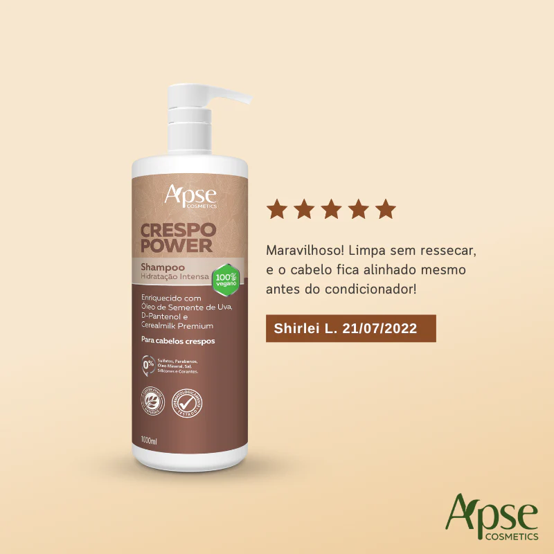 Apse Cosmetics - Kitão Curly Power - Cleansing + Finishing (Shampoo, Co Wash, Conditioner, Cream, Gelatin, and Mousse) - 6 items - Image 3