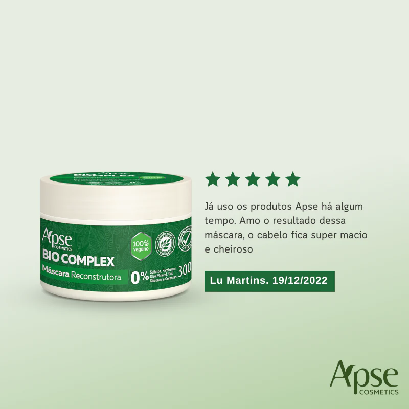 Apse Cosmetics - Bio Complex Reconstruction Mask 10.58 oz - Conditioning Treatment - Image 3