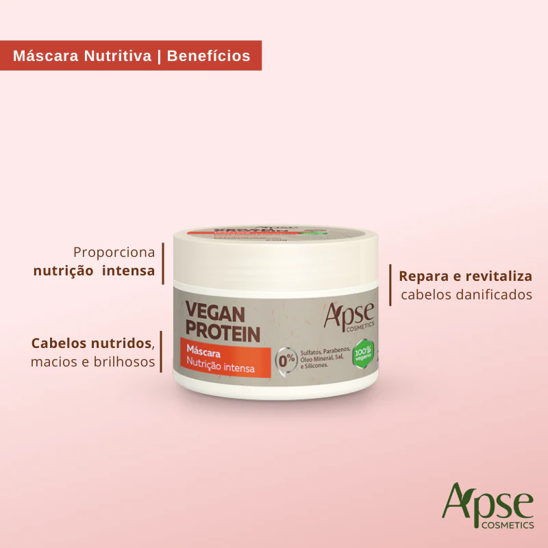 Apse Cosmetics - Vegan Protein Nutritive Mascara 10.58 oz - Conditioning Treatment - Image 2