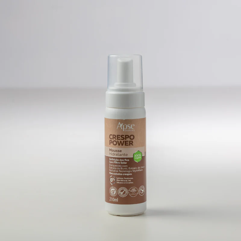 Apse Cosmetics - Curly Power Hydrating Mousse 7.1 fl oz - Conditioning Action - Image 4