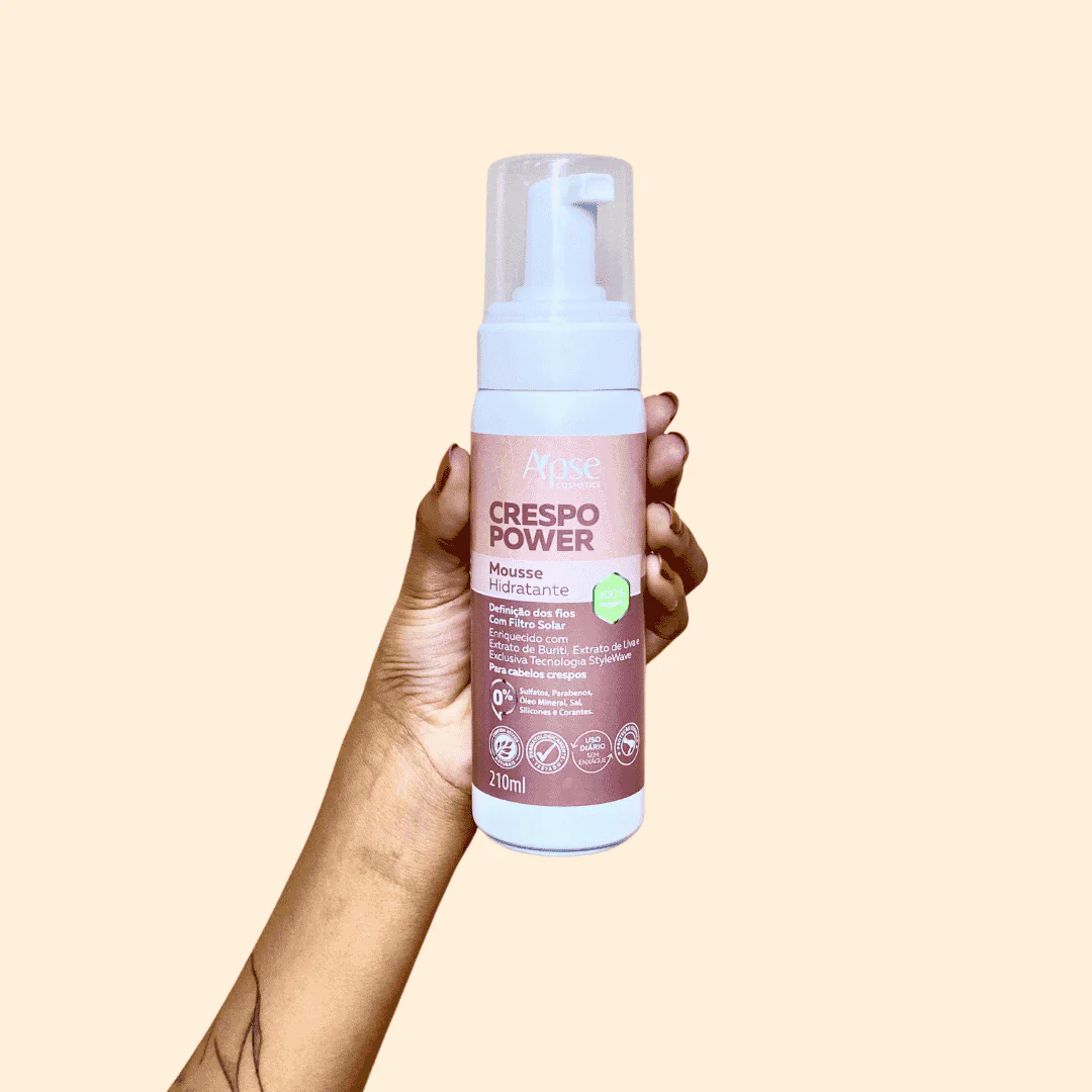 Apse Cosmetics - Curly Power Hydrating Mousse 7.1 fl oz - Conditioning Action - Image 6