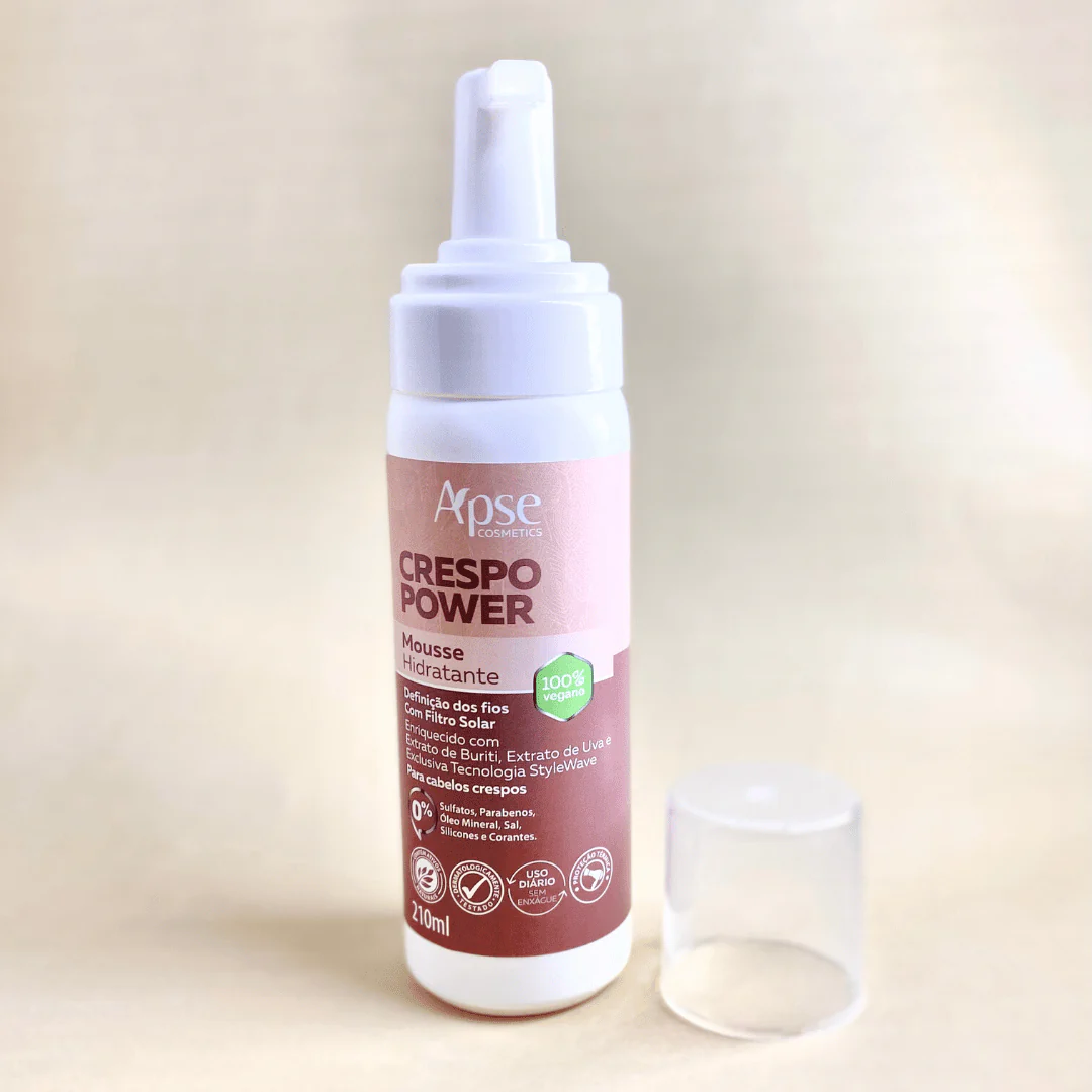 Apse Cosmetics - Curly Power Hydrating Mousse 7.1 fl oz - Conditioning Action - Image 7
