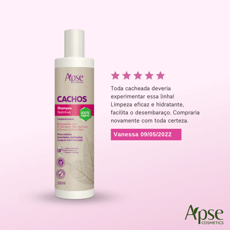 Apse Cosmetics - Nourishing Curls Shampoo 10.14 fl oz - Image 3