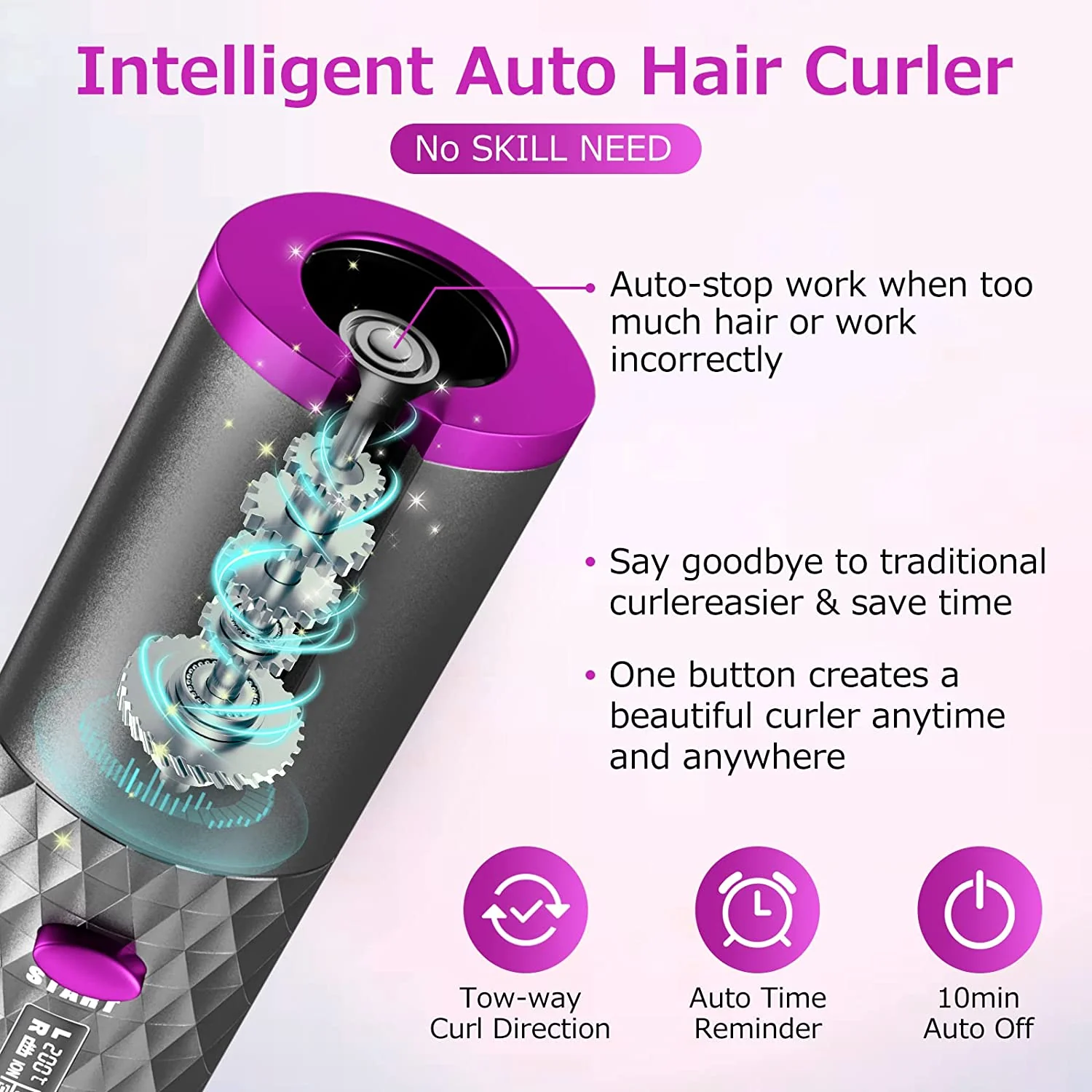 Automatic Hair Curling Iron Cordless - Image 4