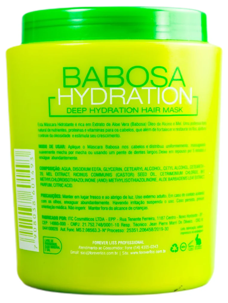 Babosa Slug Hair Deep Hydration Repair Moisturizing Mask 950g - Forever Liss - Image 2
