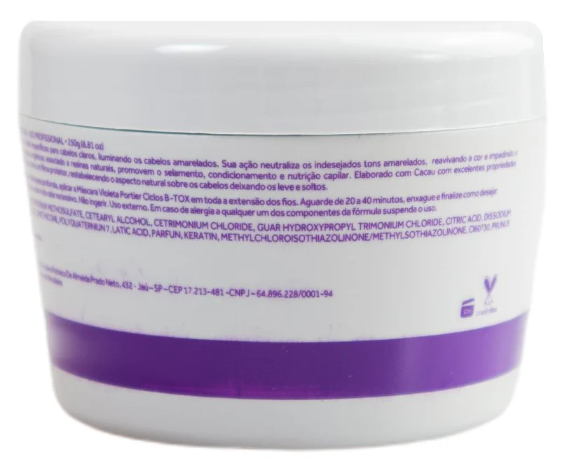 Ciclos B-Tox Volume Control Violet Shine Malleabillity Mask 250g - Portier - Image 4