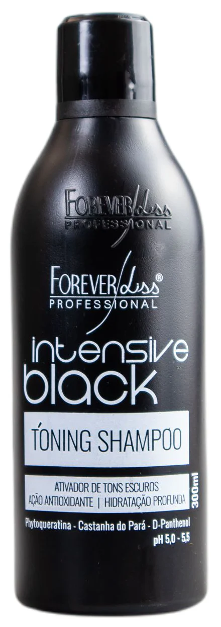 Dark Tones Activator Toning Hair Shampoo Intensive Black 300ml - Forever Liss - Image 2