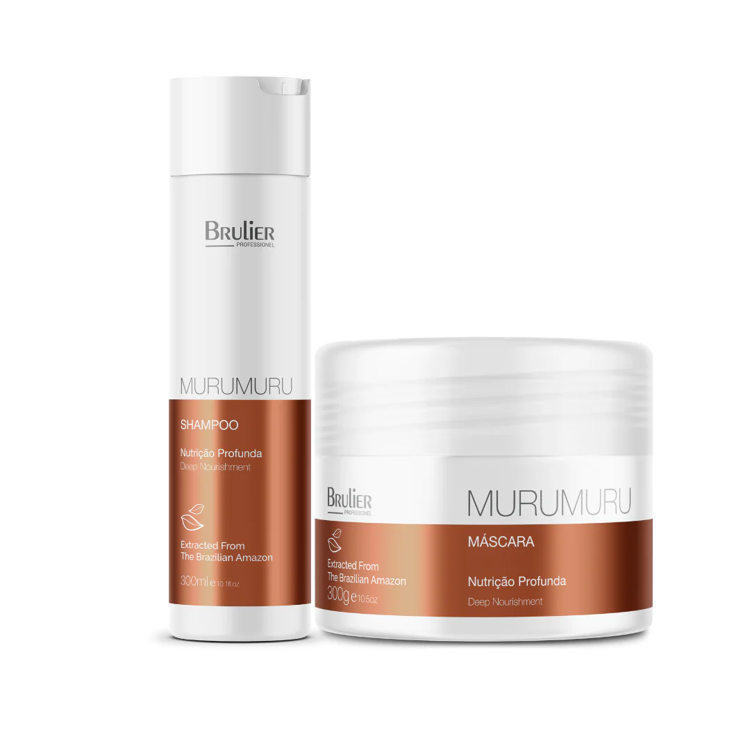 Fruits Exotiques Murumuru Oil Home Care Hair Treatment Kit 2x300 - Brulier