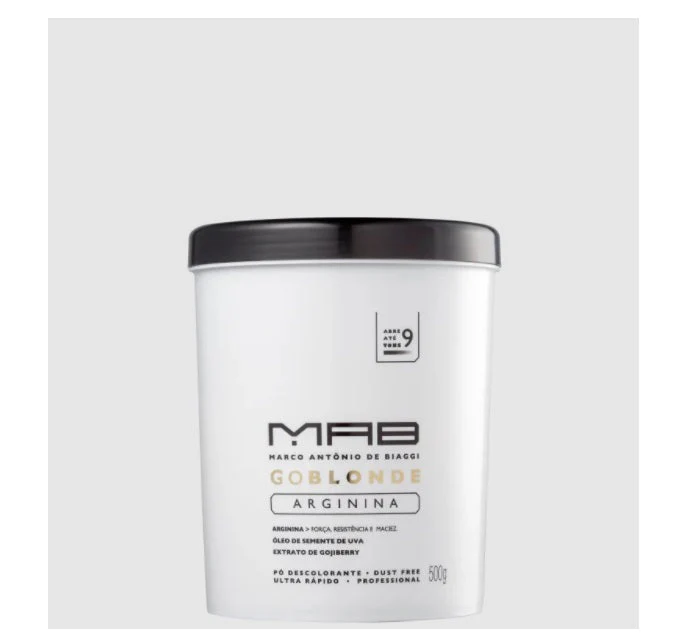 Go Blond Arginine Discoloration Bleaching Powder Strenght Softness 500g - MAB