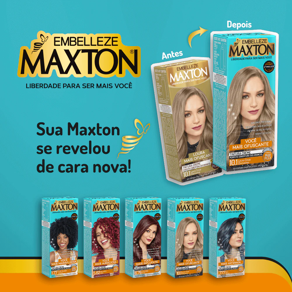 Maxton Hair Dye Blonde + Lush Blond Dark Gray Kit - Image 2