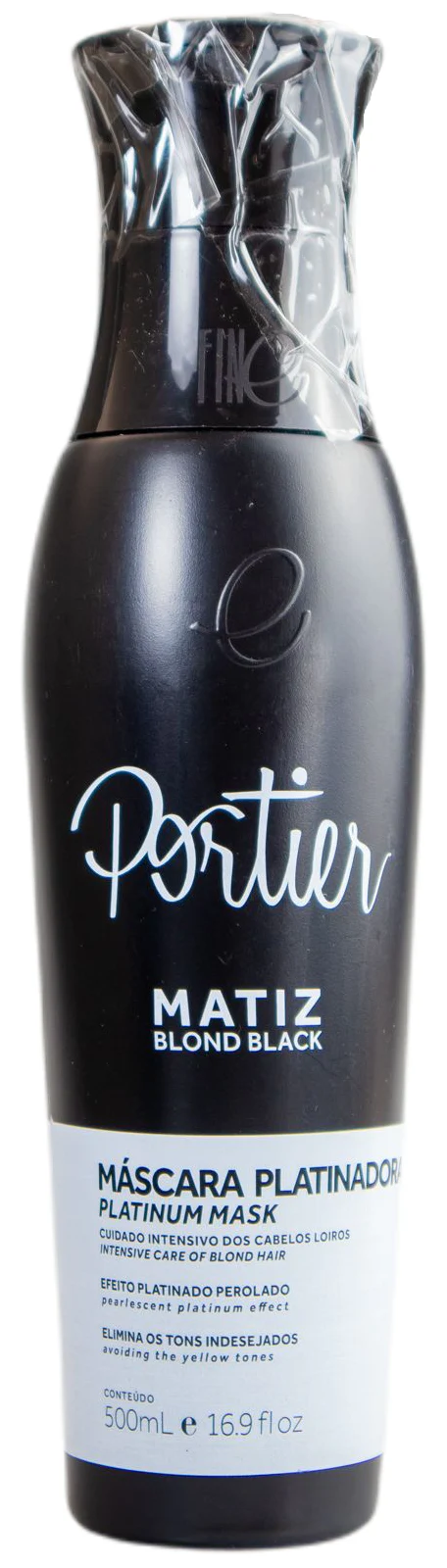 Hair Lightening Treatment Blond Black Tinting Platinum Effect 500ml - Portier