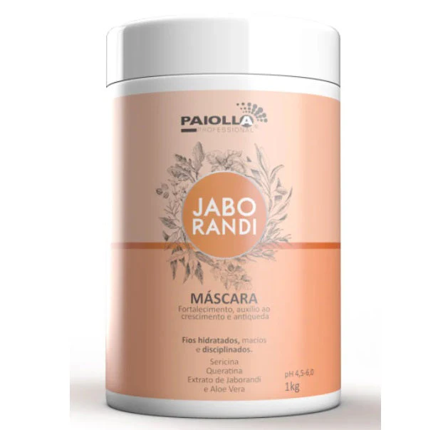 Jaborandi Hair Growth Fortifying Treatment Anti Loss Control Mask 1Kg - Paiolla - Image 2