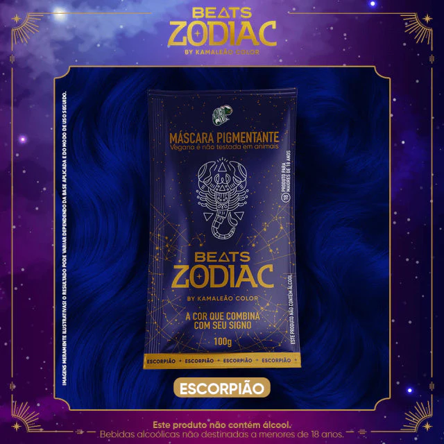 Kamaleão Color Escorpião Beats Zodiac Pigment Mask 100g / 3.52 fl oz - Image 2
