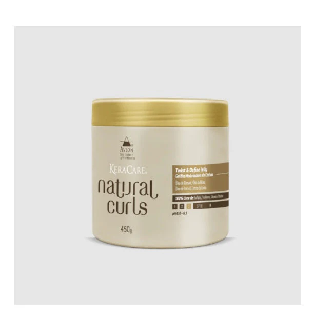 Keracare Natural Curls Twist & Define Jelly Curly Hair Treatment 450g - Avlon