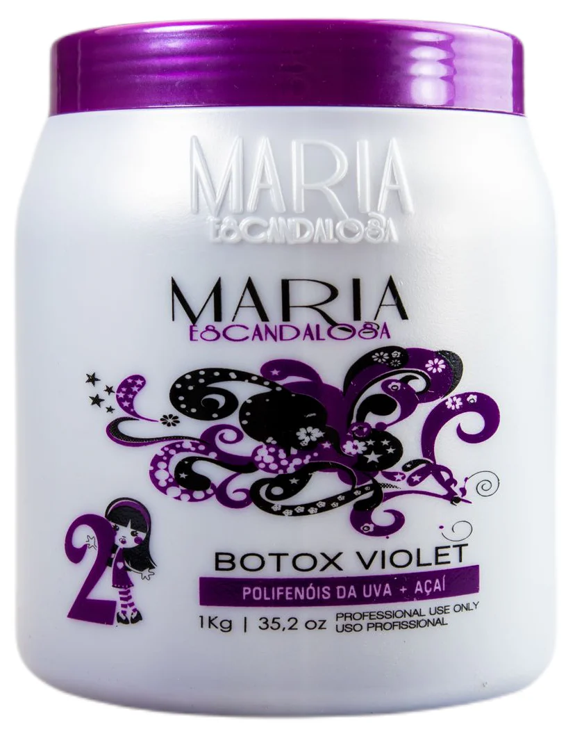 Deep Hair Mask VIOLET M-tox Hair Straightening 1Kg - Maria Escandalosa - Image 3