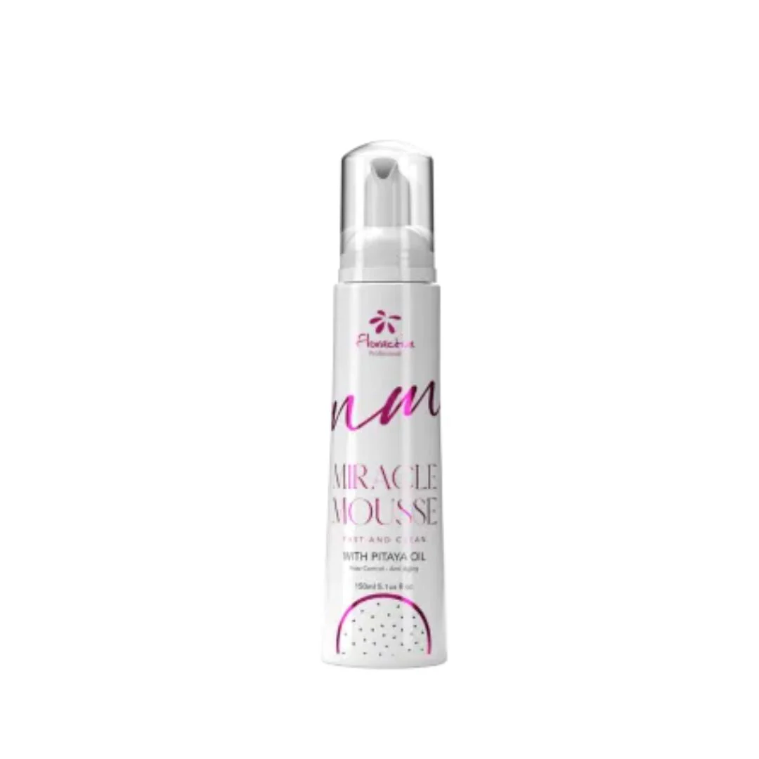 Miracle Acidifying Mousse Pitaya Oil Anti Aging Frizz Control Hair Treatment 150ml - Floractive