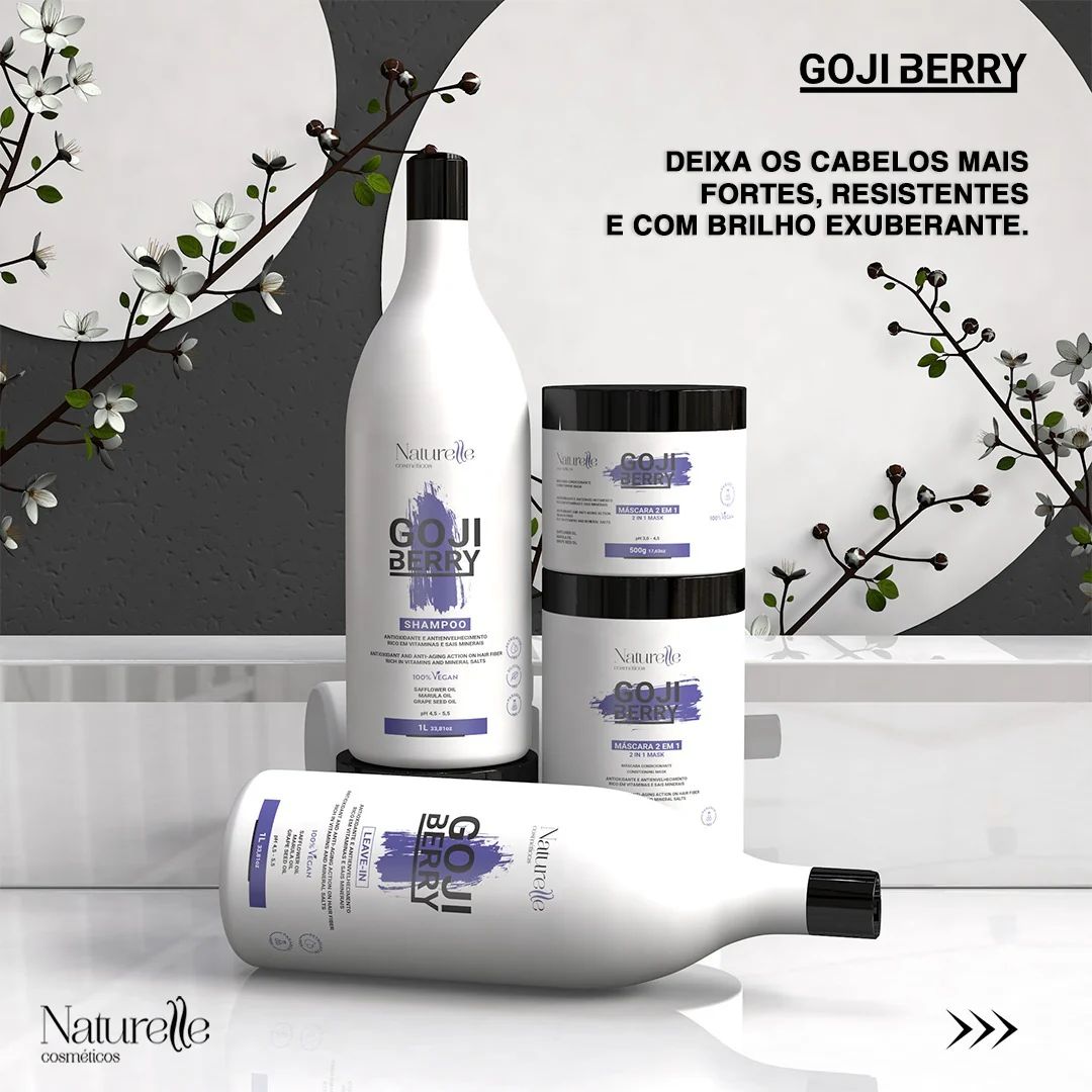 Naturelle Goji Berry Hydration Kit 3x 1L / 3x 33.8 fl oz - Image 2