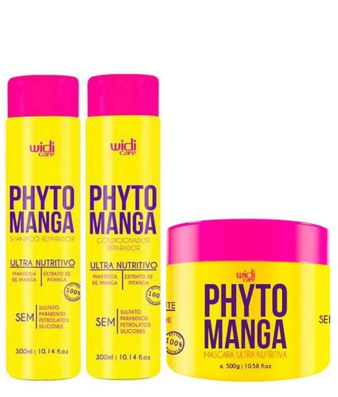 Phyto Manga Ultra Hair Nourishing Mango Butter Extract Kit 3 Itens - Widi Care - Image 2