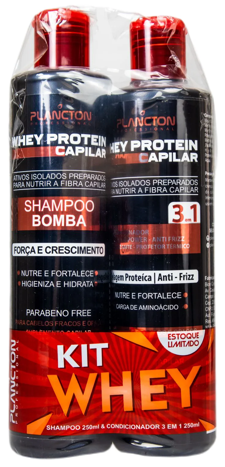 Post Chemistry Hair Treatment Whey Protein Kit 2x250ml - Plancton Professional - Image 2