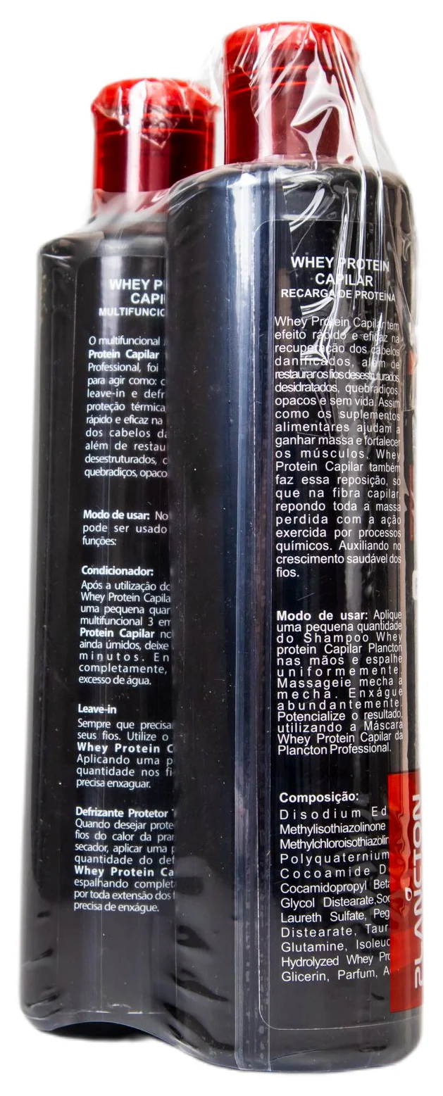 Post Chemistry Hair Treatment Whey Protein Kit 2x250ml - Plancton Professional - Image 4