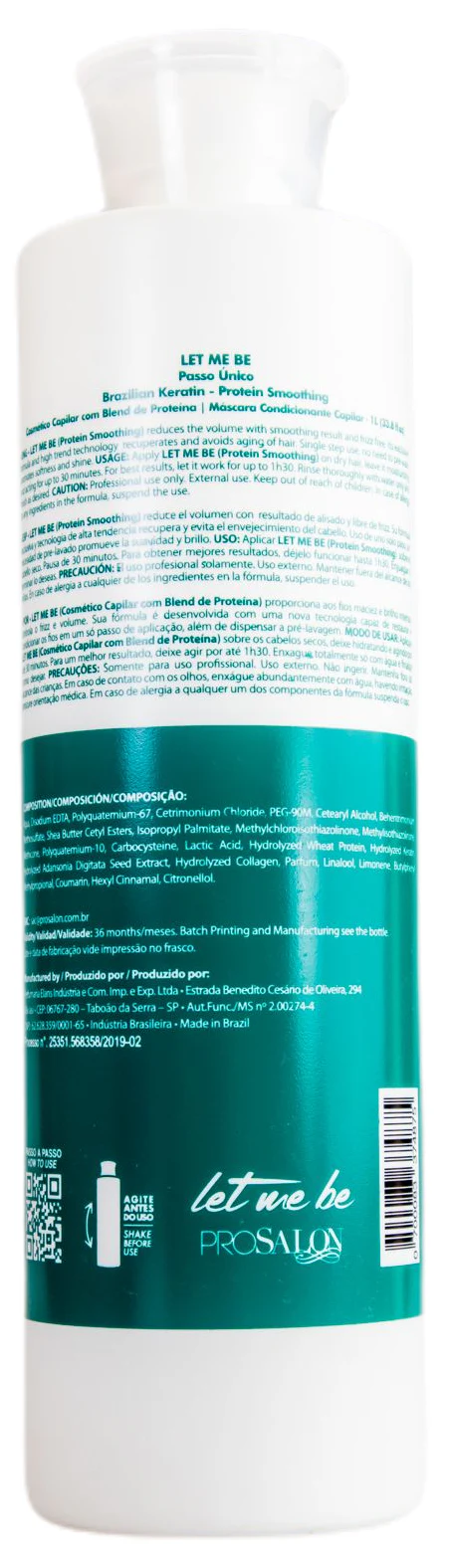 Let Me Be Protein Smoothing Treatment Single Step 1L - Prosalon - Image 3