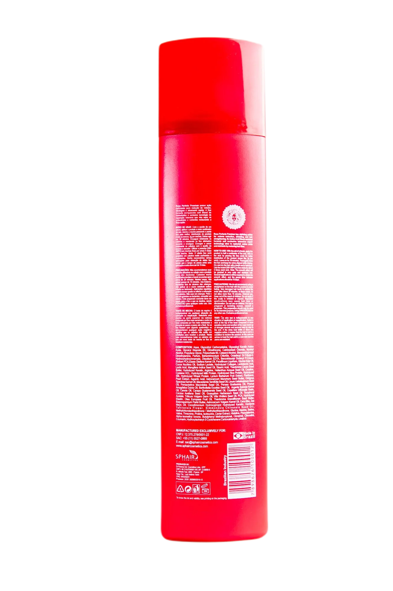 Professional Rosa Perfeita Progressive Thermal Reducer Formol Free 1L - Sphair - Image 3