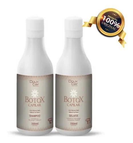 Selafix Doux Clair Deep Hair Mask De Argan Sem Formol 2x300ml - Doux Clair - Image 2