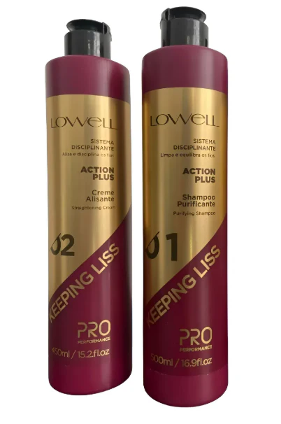Straightening Keeping Liss Smoothing Keratin Hair Treatment Kit 2 Prod. - Lowell