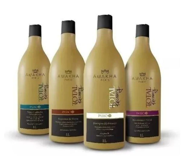 Total Recovery High Impact Hydration Moisturizing Protection Kit 4x1L - Amakha