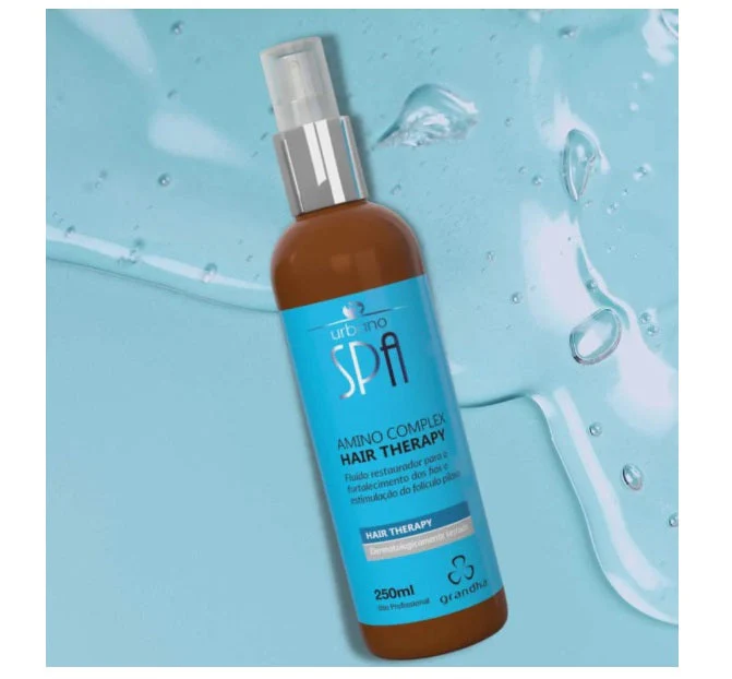 Urbano Spa Blue Amino Complex Hair Restorer Strengthening Vegan Therapy 250ml - Grandha - Image 2