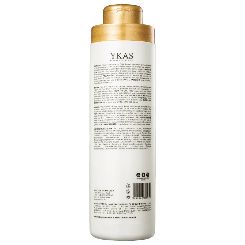 DNA Repair For Damaged Hair / Pos Chemical Conditioner 1000ml - YKAS - Image 2
