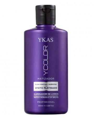 Ycolor Tinting Platinum Effect Illuminator Keratin Vegetable Oil 100ml - Ykas
